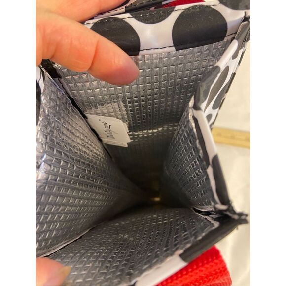 Thirty one insulated Wine bag black red 14x4" - Picture 3 of 3